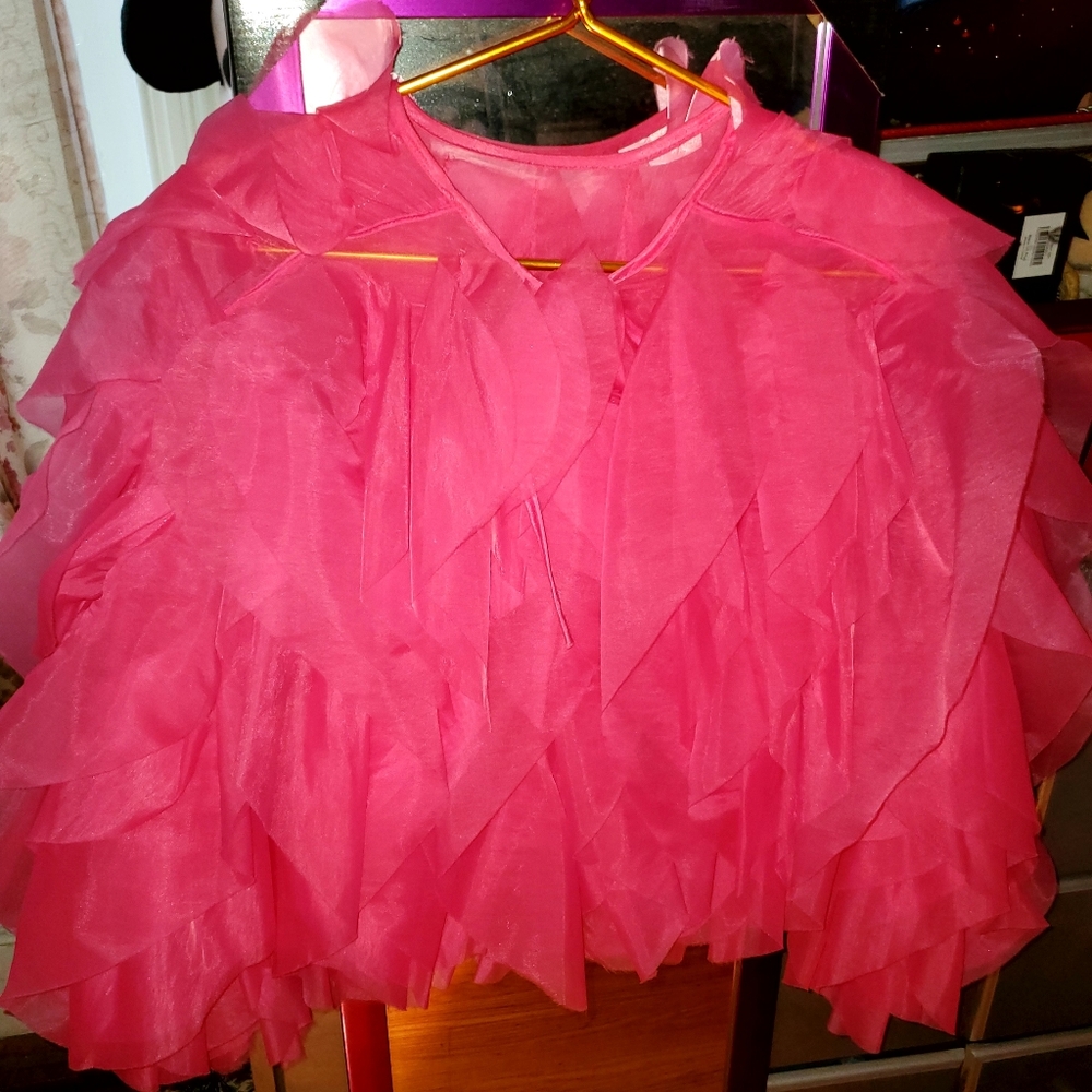 Pretty in Pink chiffon top